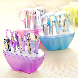 修眉鼻毛剪死皮叉眉毛夹指甲剪锉挖耳勺美容护理美甲修甲9件套装