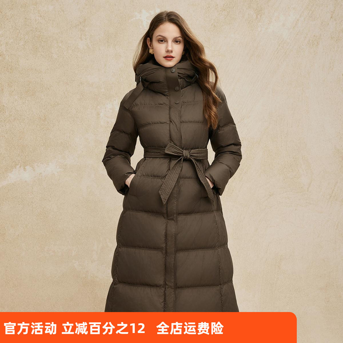 斯尔丽24冬季新款新国风羽绒服