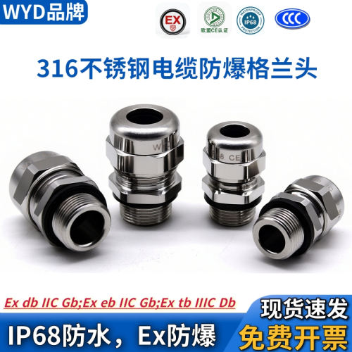 316L不锈钢格兰头IP68防水WYD