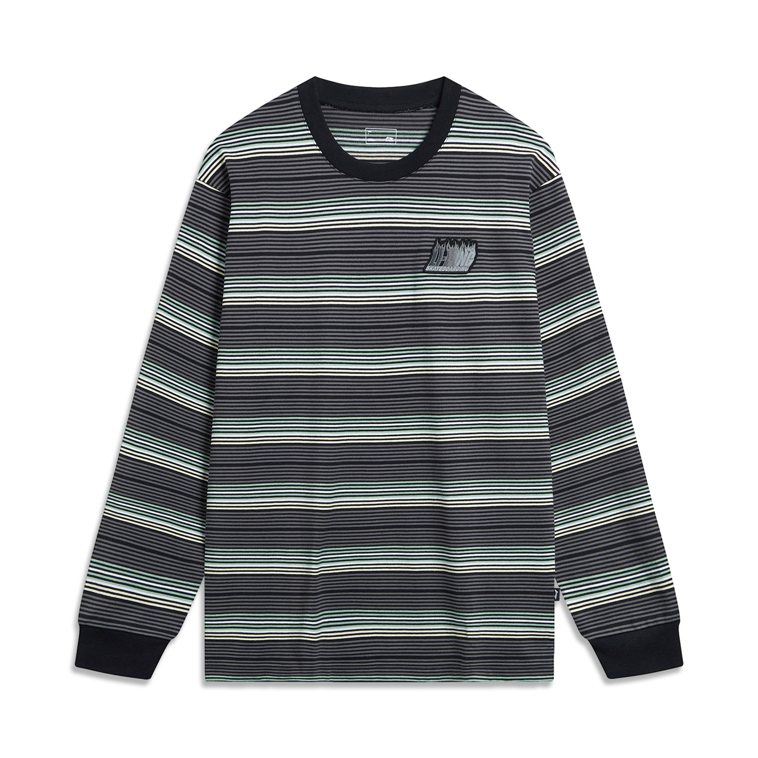 李宁男士秋冬新款长袖T恤