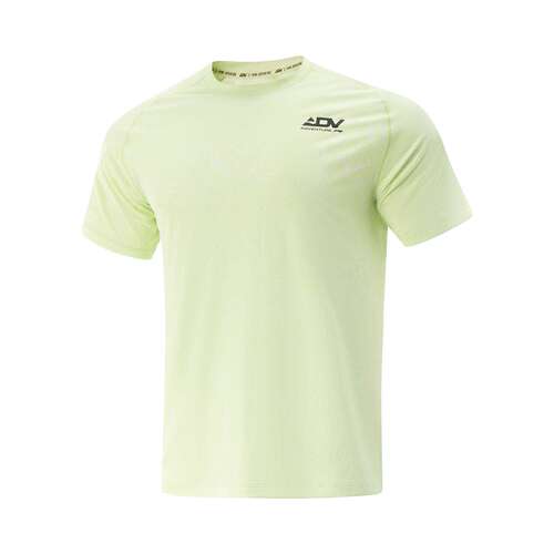 李宁男子新款跑步反光速干短袖