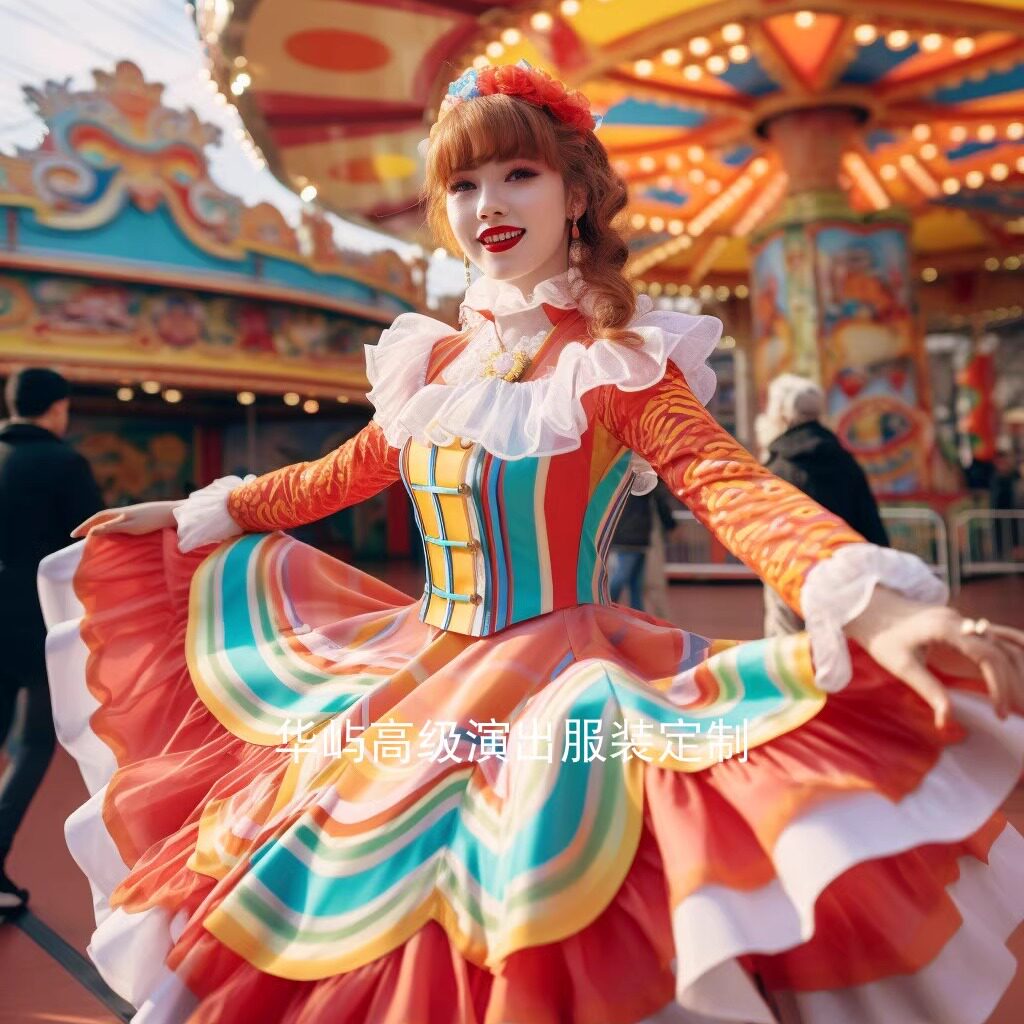 定制欧式宫廷风商演巡游服装