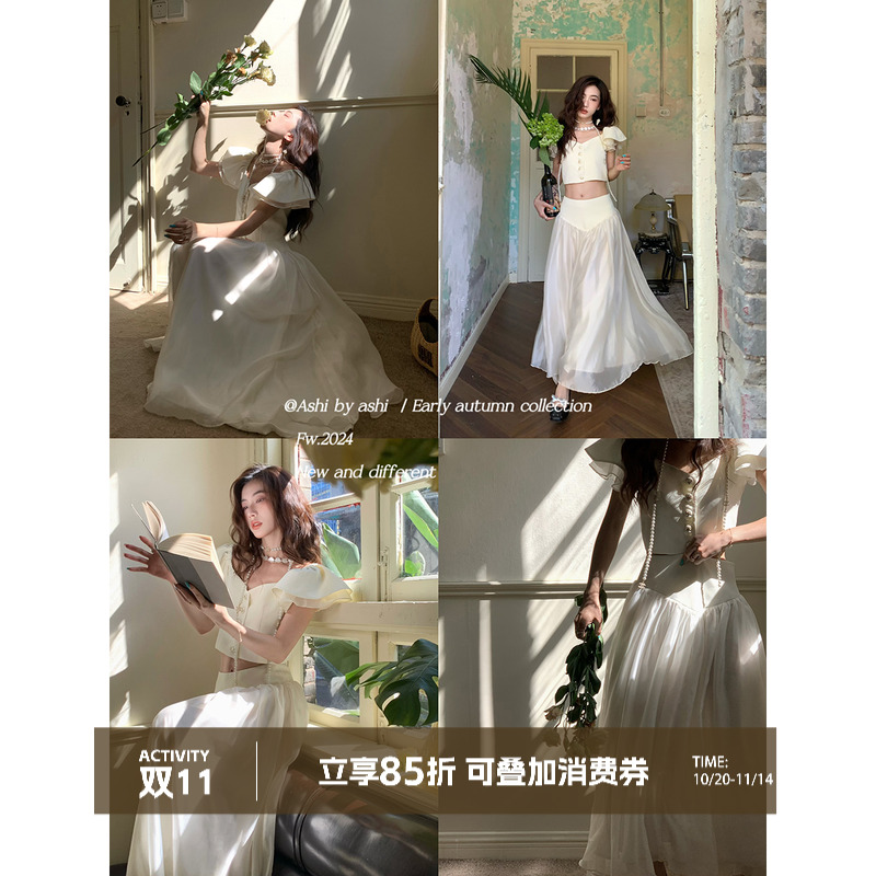 2024年夏季法式套装裙度假风套装