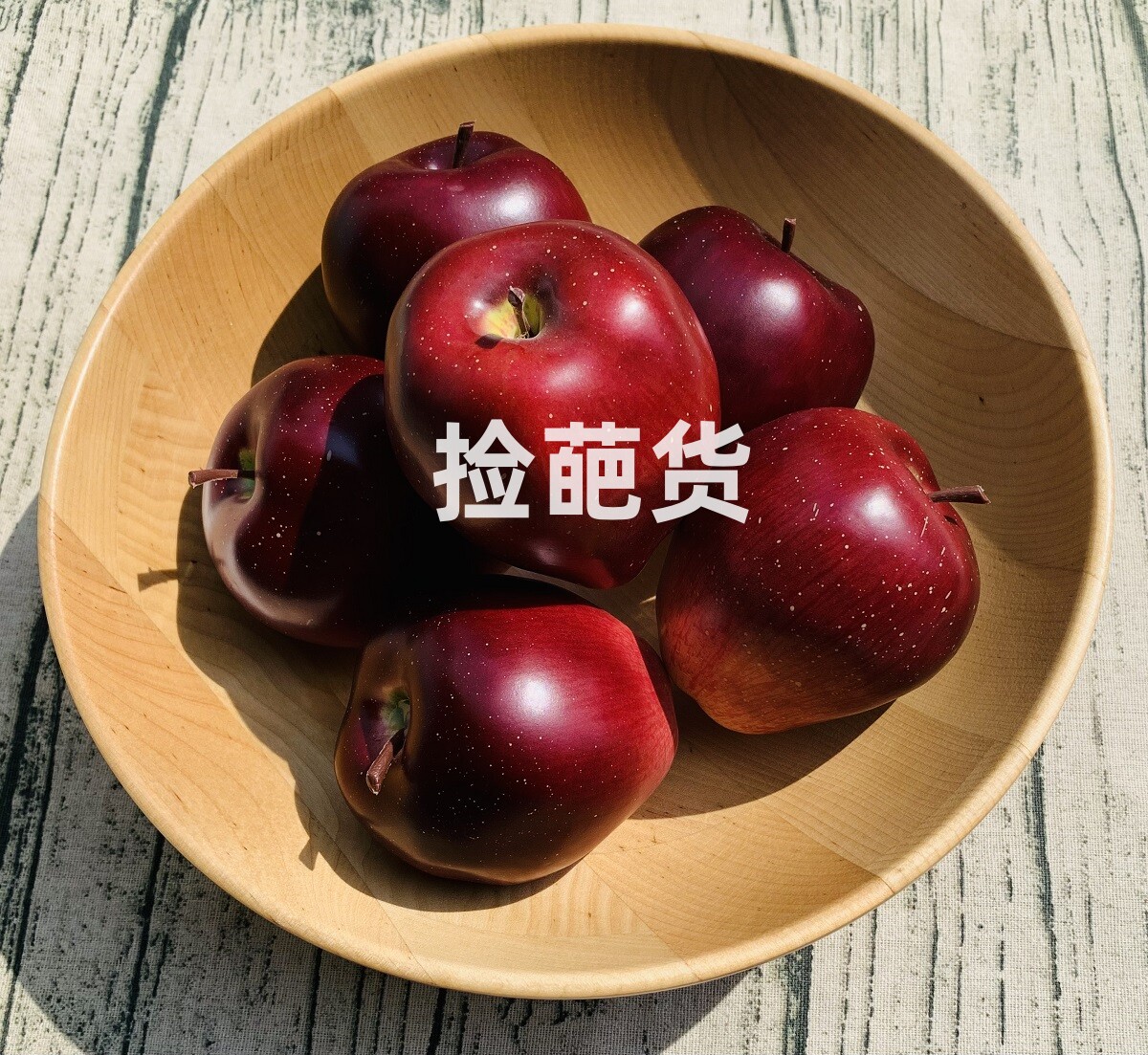 ins风仿真红蛇果青苹果装饰摆件水果模型家居餐厅橱窗摄影道具