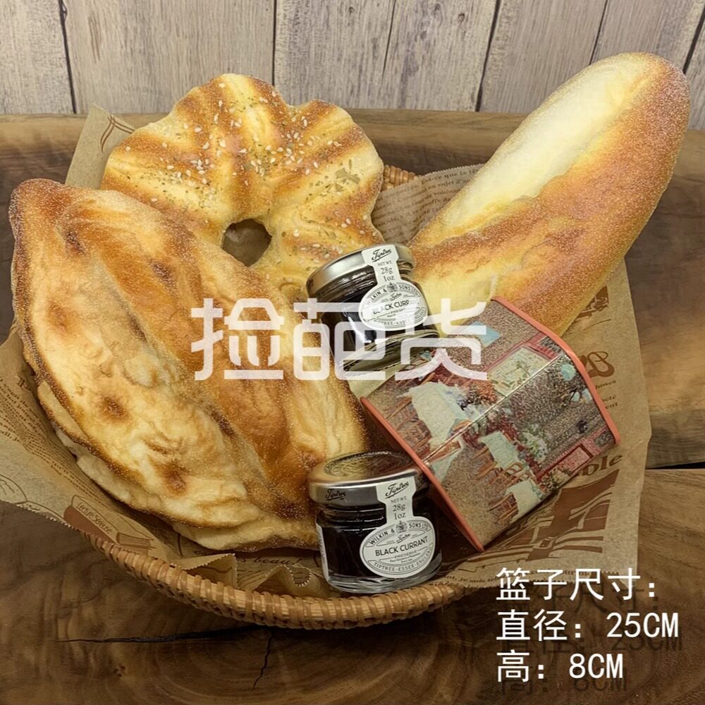 仿真全麦面包蛋糕点心欧包仿真食物食品道具模型摆件玩具教学回弹