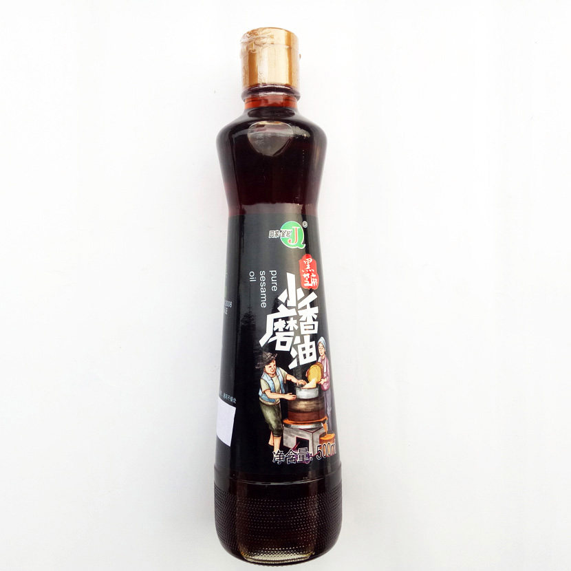 沧州特产 回家金起香油 黑芝麻香油 500ml 瓶 包邮部分地区