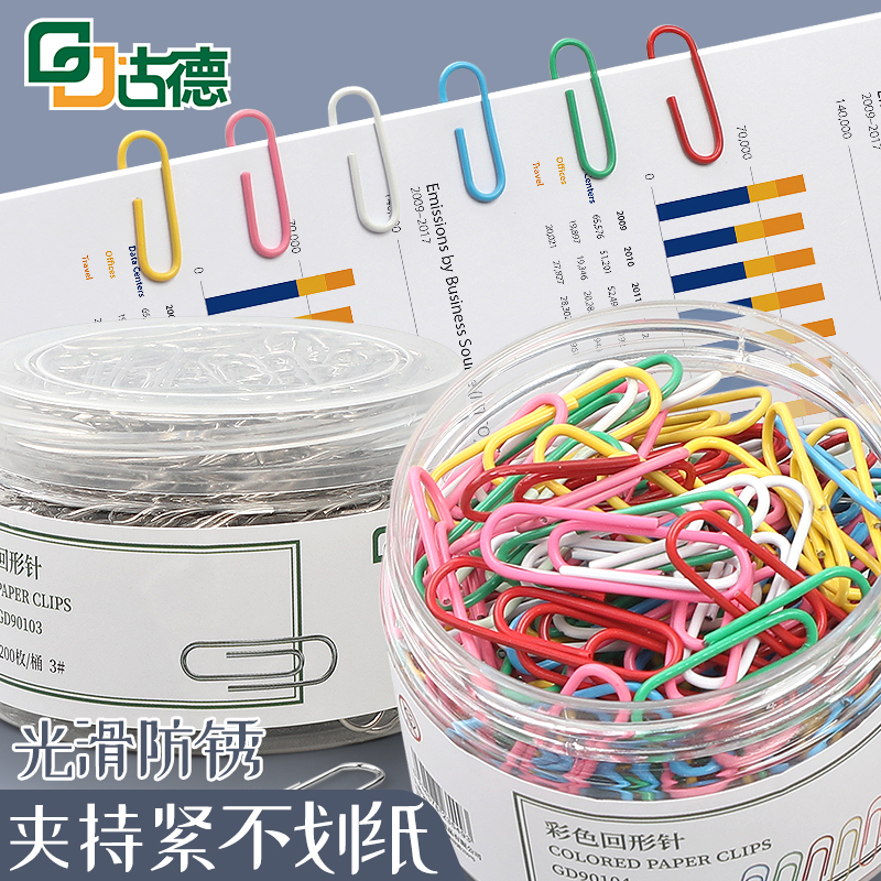 古德回形针硬度强夹力紧加粗