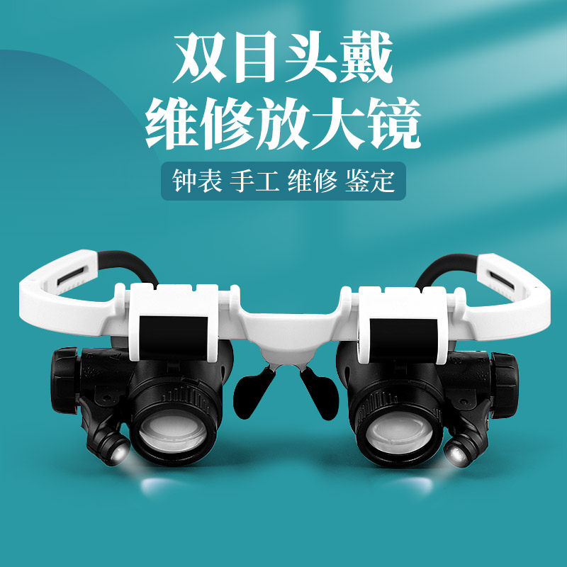 头戴式高清高倍便携式显微镜图片