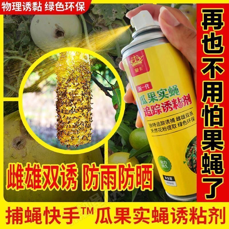 买1发3果实蝇诱粘剂大棚粘虫贴瓜果实蝇针蜂引诱剂粘虫剂诱蝇神器