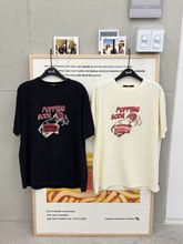 7天/Spell llll2025秋冬厚面料苏打汽水圆领打底短袖T袖女