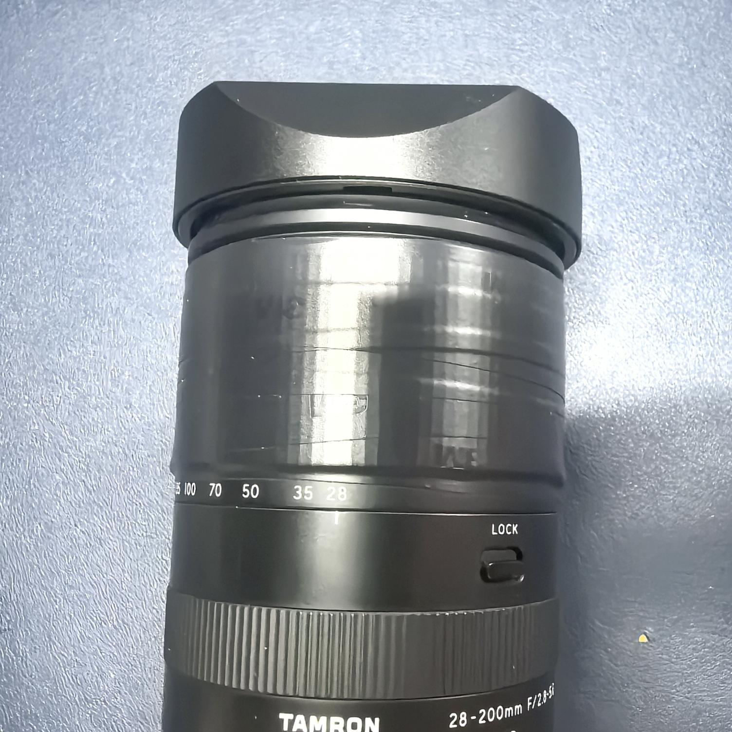 HA063新款金属适用于腾龙28-200mmF2.8-5.628-75 F2.8 镜头遮光罩