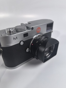 方形金属适用于福伦达35mm f1.4镜头索尼E口遮光罩