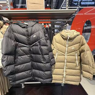 NIKE连帽羽绒服短款男运动中长款加厚保暖外套夹克DV1132 DV1134