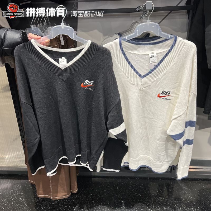 耐克休闲男子宽松套头针织
