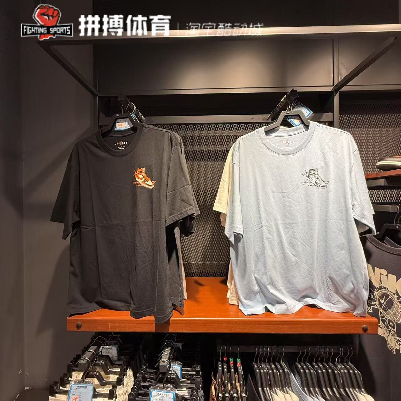 Nike/耐克短袖男女新款夏季jordan运动休闲印花圆领半袖T恤HQ8973
