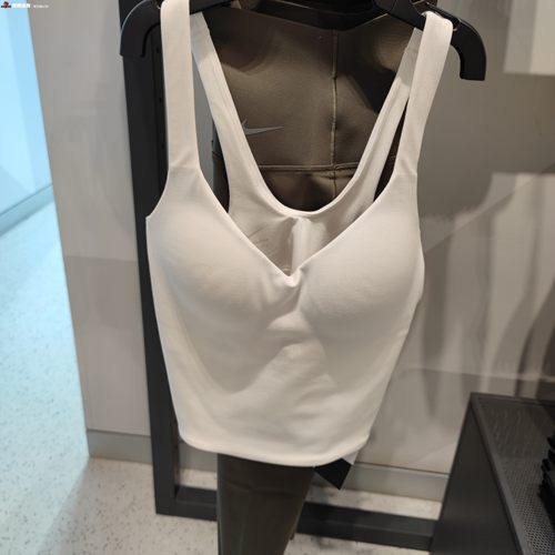 正品Nike耐克ALATE女子中强度支撑速干衬垫运动内衣式背心FN0544