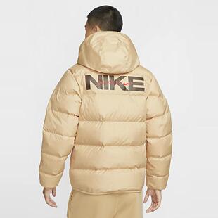 耐克羽绒服男子冬季连帽保暖防风休闲运动外套HQ4183-010-233