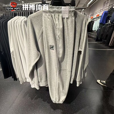 专柜正品NIKE耐克25年新款卫裤男针织毛圈束脚长裤HJ3146-077-010