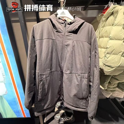 阿迪达斯男棉衣冬季新款保暖运动棉服外套JY4195 JY4194 JY4196