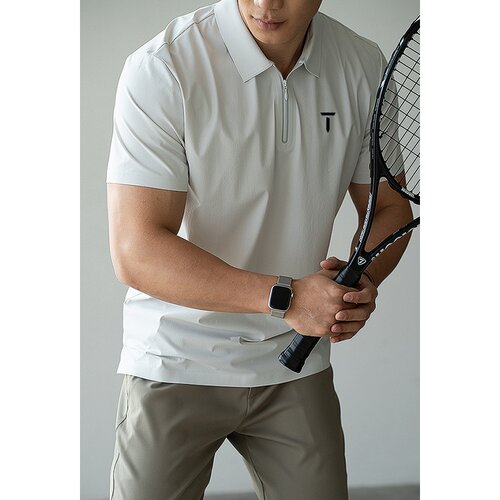 EuropeanTour拉链男高尔夫POLO