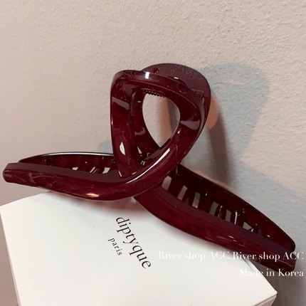 夹得紧～13cm素版【抓夹】亚克力大号鲨鱼肌简约