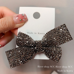 奢华感满天星~【鸭嘴夹】韩国发饰施华家水晶元素bb夹侧边夹