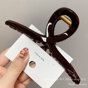 15cm素版简约大号【抓夹】发量多鲨鱼夹