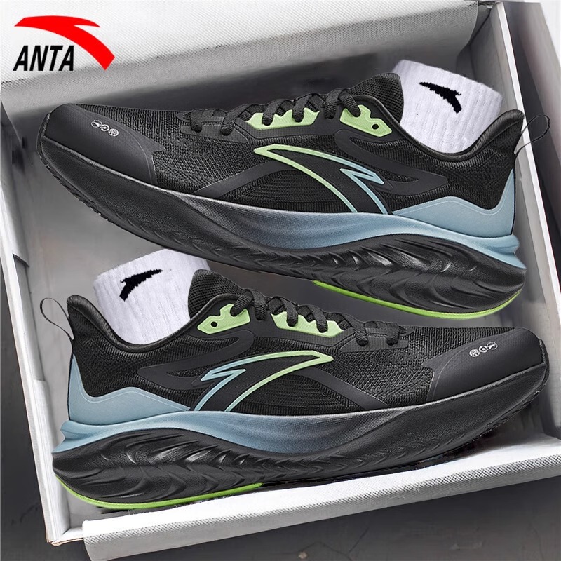 安踏男鞋C37云感跑步鞋2025新款秋冬休闲鞋网鞋专业跑鞋运动鞋男