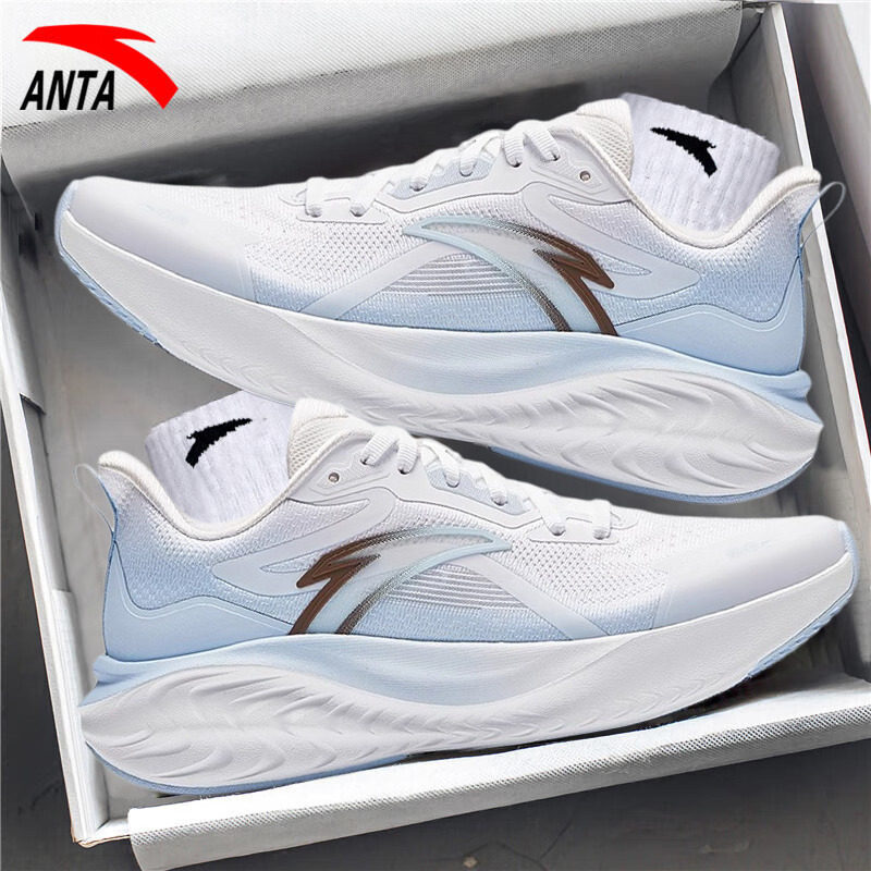 安踏女鞋C37云感跑步鞋2025新款秋冬女款休闲网鞋透气软底运动鞋