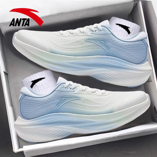 安踏叶子7女鞋跑步鞋2026新款春季女款软底网鞋厚底休闲运动鞋女