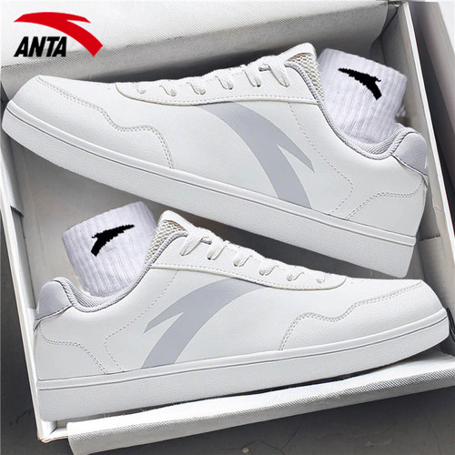 安踏男鞋板鞋小白鞋运动鞋男