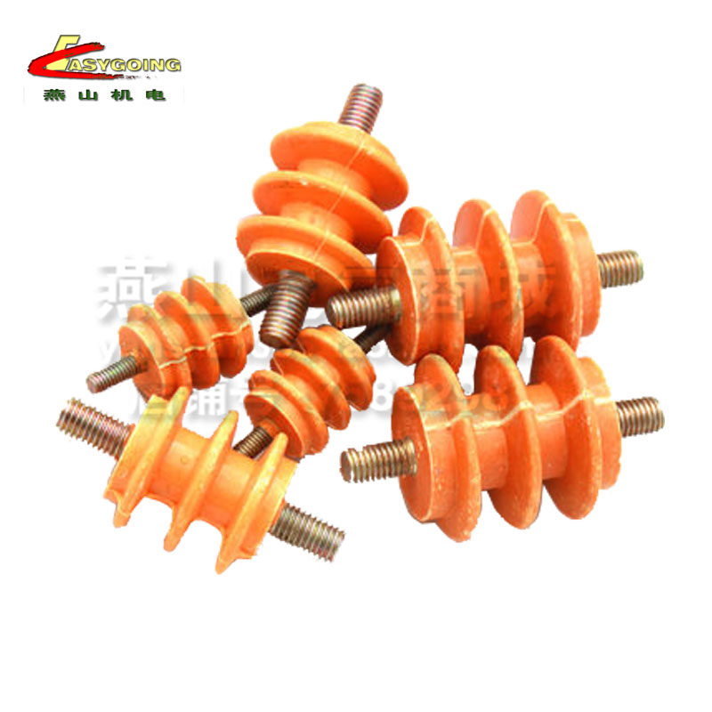 黄色绝缘子30x30 40x40 50x50 66x60 低压配电柜 母排绝缘子 螺杆