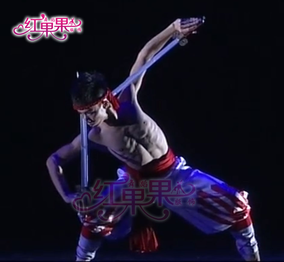 演出服饰桃李杯舞蹈双刀祀汉族民族舞蹈演出服舞台服装