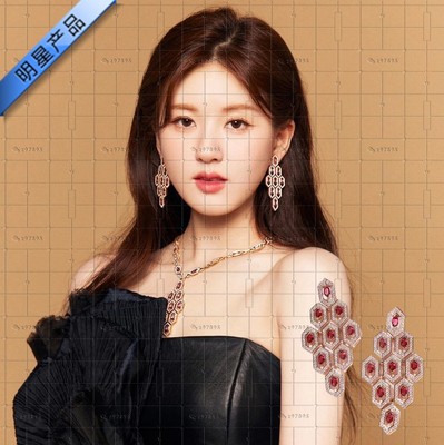 赵露思新款流苏耳环时尚