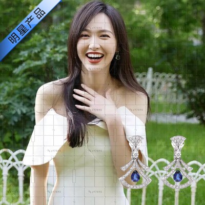 唐嫣耳钉女网红气质23年新款潮耳环高级感简约明星同款耳饰张柏芝