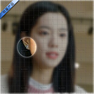 白日梦我庄达菲林语惊明星同款李一桐耳环轻奢高级感不对称耳饰