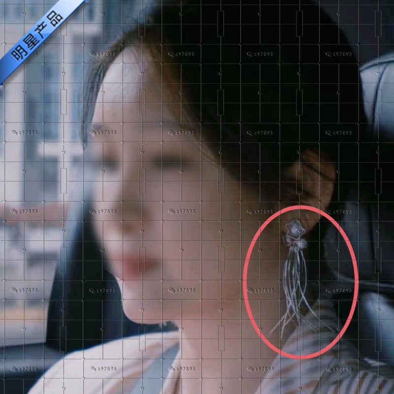 时光正好秦海璐许梦安同款耳环夸张花朵耳钉耳饰女新款2024洋气