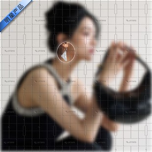 灿烂的风和海陈昊宇麦又歌同款时尚耳环女三角高级感耳钉小众耳饰