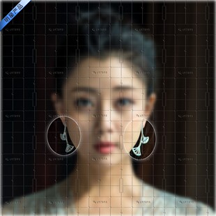 凡人歌沈琳殷桃同款耳环银针长款镶钻气质法式小众耳饰耳钉周冬雨