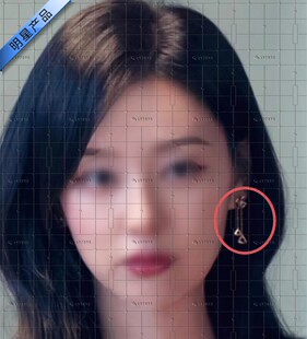 眼泪女王金智媛同款耳环风车带钻流苏耳坠耳钉四片花瓣形女耳钉