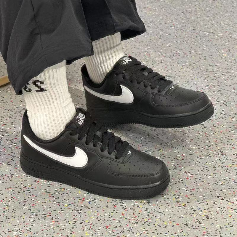 Nike男鞋空军一号黑白