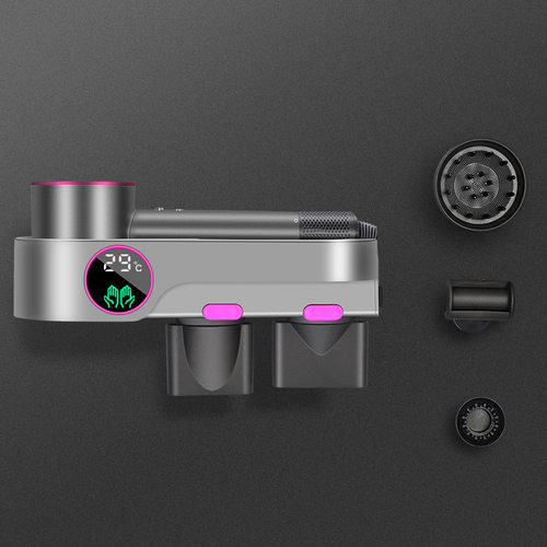 适配hd16吹风机支架烘手机免打孔dyson支架带烘手器 吹风机收纳架