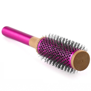 适用戴森吹风机梳子dyson卷发棒圆筒梳RB35滚梳造型梳子