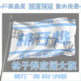 林子烨应援大旗明星演唱会手持大旗户外音乐节歌手旗帜定制周边