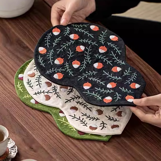 哲明葫芦干泡茶席茶桌垫布