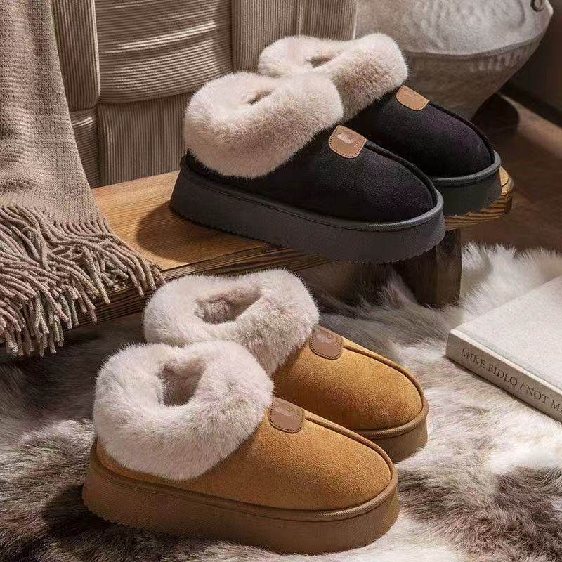 外穿雪地靴高帮棉鞋女棉靴秋冬季居家棉拖鞋女包头拖月子鞋保暖鞋,女鞋,时尚雪地靴,淘宝优惠券,粉丝福利购,淘宝优惠卷