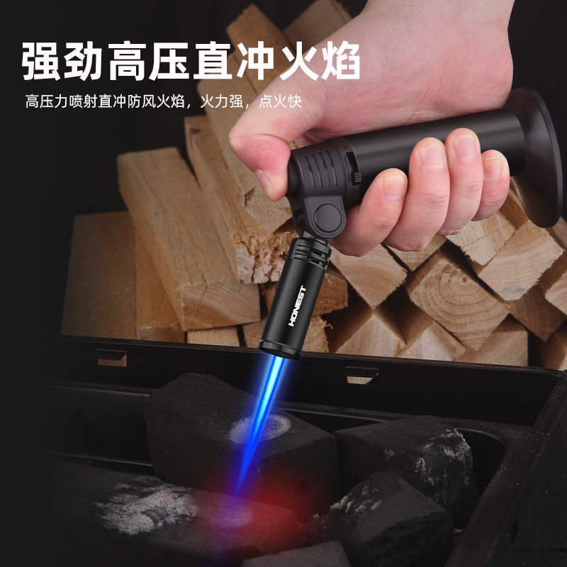弯头打火机百诚金属款图片