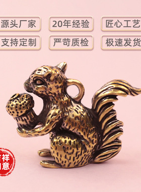 新年客厅小礼物ins黄铜招财复古