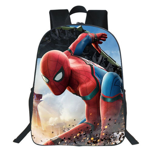 蜘蛛侠中小学生书包漫威超级英雄儿童双肩包超酷的男女生护脊背包
