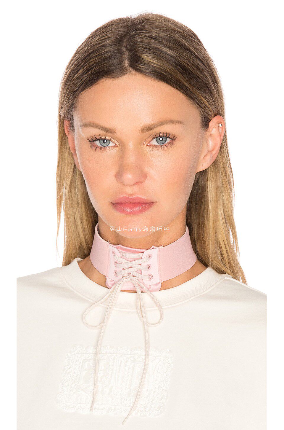 现货Puma fenty蕾哈娜宫廷蕾丝choker 脖套颈圈饰品造型限量联名